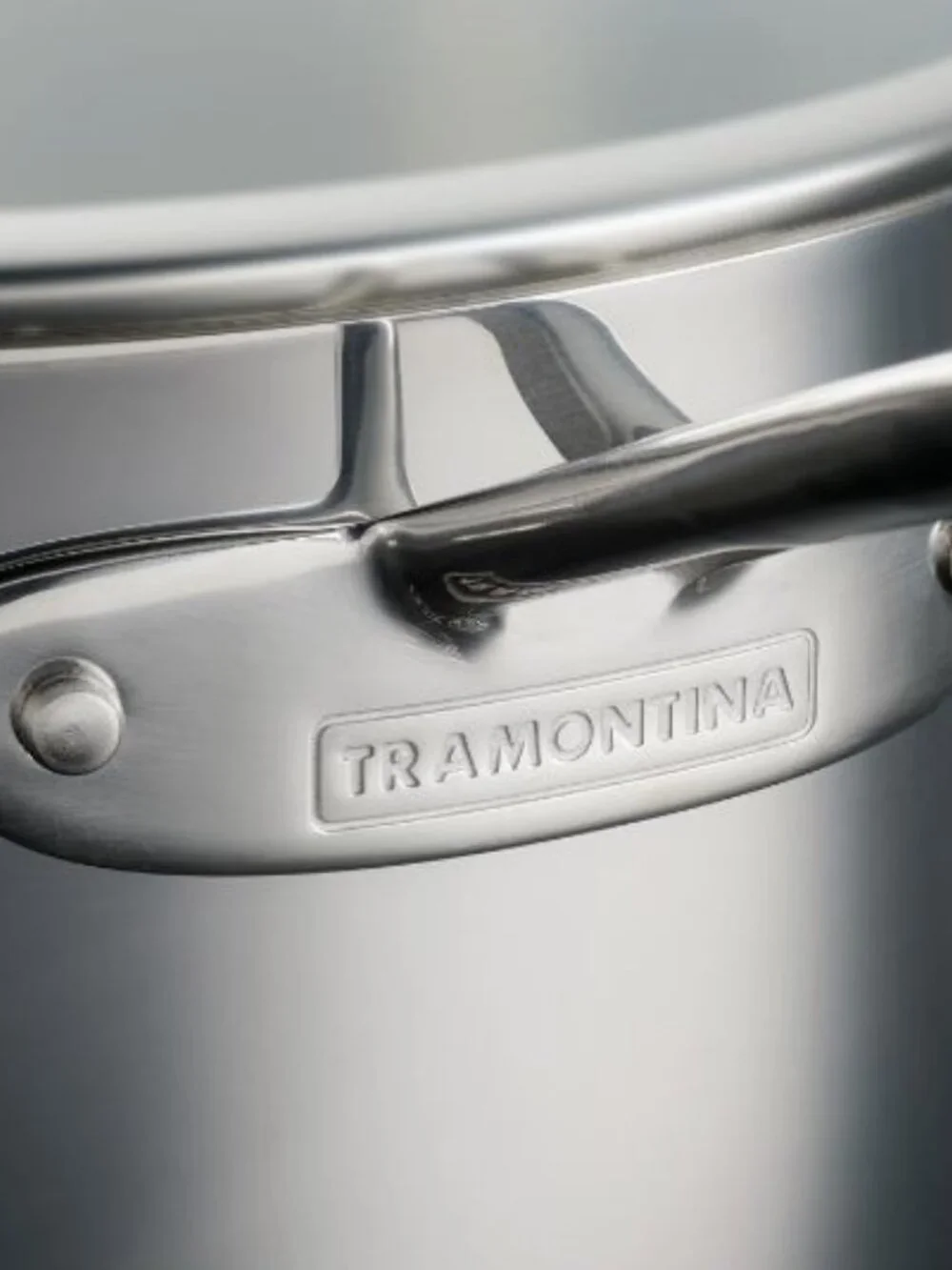 Tramontina Tri-Ply Base Stainless Steel 2-Quart Small Sauce Pan & Glass Lid NWT